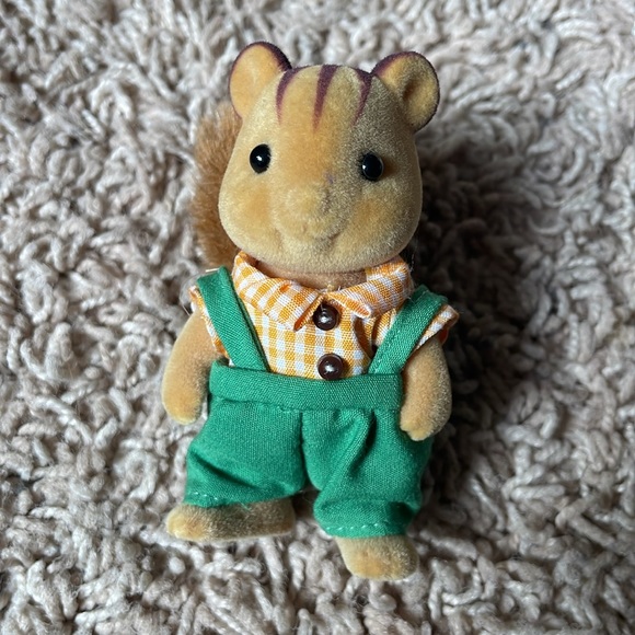 Vintage Calico Critters Sylvanian Families Furbanks Squirrel Family of four. - Picture 5 of 7